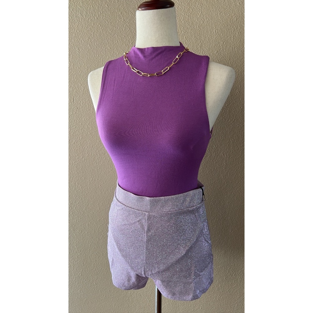 Double layered sleeveless soft bodysuit - Picture 3 of 4